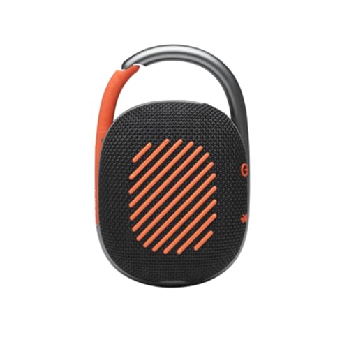 JBL Clip 4 - Portable Mini Bluetooth Speaker, big audio and punchy bass, integrated carabiner, IP67 waterproof and dustproof, 10 hours of playtime, speaker for home, outdoor and travel (Red)