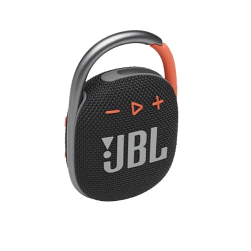 JBL Clip 4 - Portable Mini Bluetooth Speaker, big audio and punchy bass, integrated carabiner, IP67 waterproof and dustproof, 10 hours of playtime, speaker for home, outdoor and travel (Red)