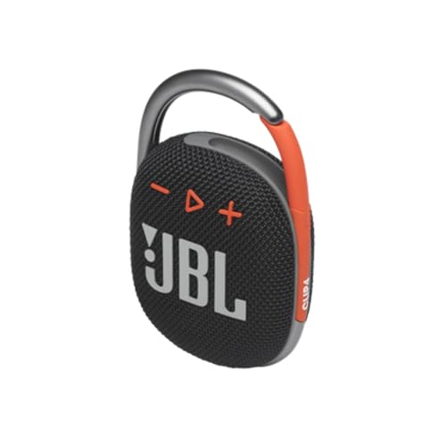 JBL Clip 4 - Portable Mini Bluetooth Speaker, big audio and punchy bass, integrated carabiner, IP67 waterproof and dustproof, 10 hours of playtime, speaker for home, outdoor and travel (Red)