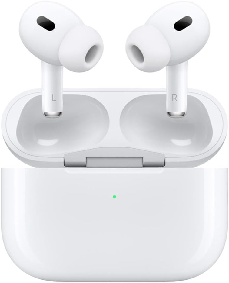 Apple AirPods Pro 2 Wireless Earbuds, Bluetooth Headphones, Active Noise Cancellation, Hearing Aid Feature, Transparency, Personalized Spatial Audio, High-Fidelity Sound, H2 Chip, USB-C Charging - DSP Warehouse