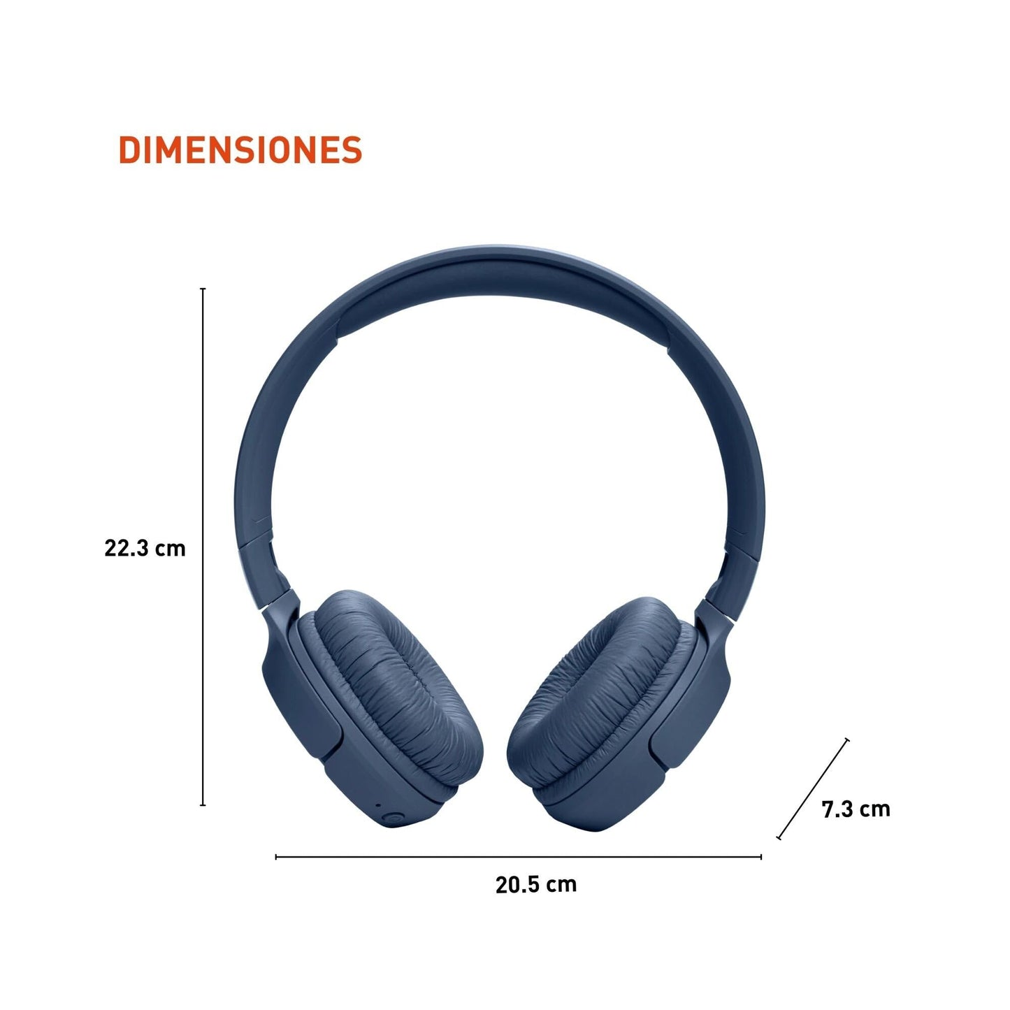 JBL Tune 520BT - Wireless On-Ear Headphones, Up to 57H Battery Life and Speed Charge, Lightweight, Comfortable and Foldable Design, Hands-Free Calls with Voice Aware (Purple)