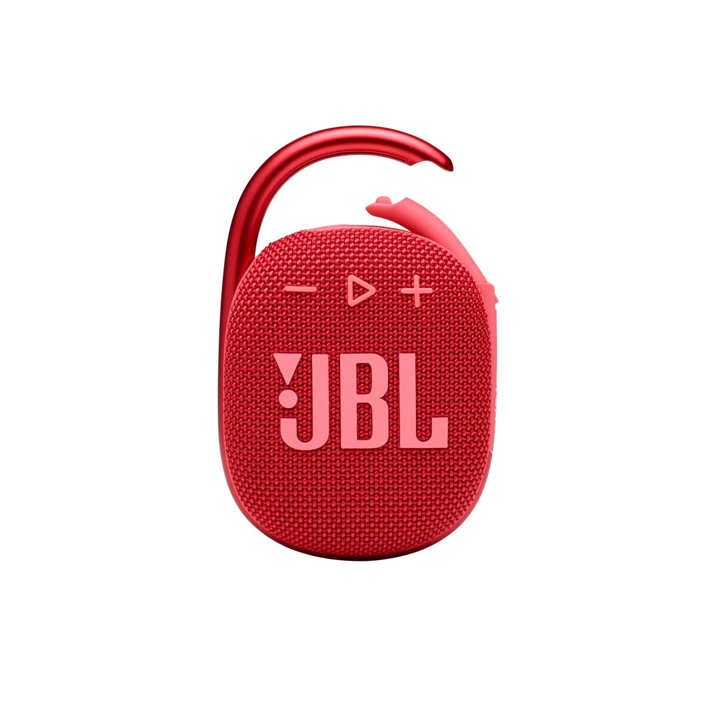 JBL Clip 4 - Portable Mini Bluetooth Speaker, big audio and punchy bass, integrated carabiner, IP67 waterproof and dustproof, 10 hours of playtime, speaker for home, outdoor and travel (Red) - DSP Warehouse