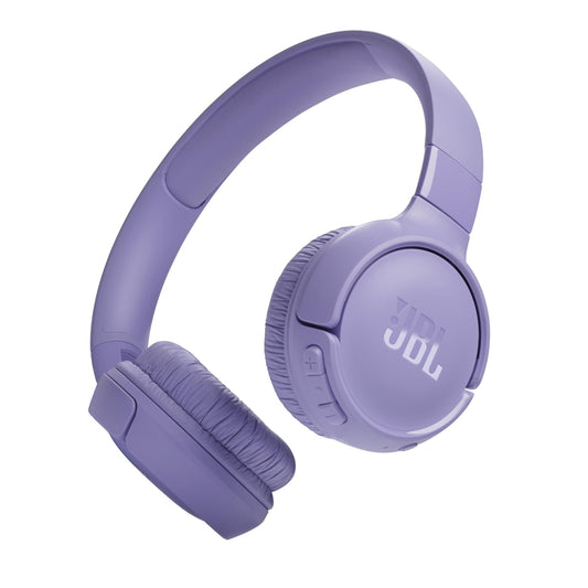 JBL Tune 520BT - Wireless On-Ear Headphones, Up to 57H Battery Life and Speed Charge, Lightweight, Comfortable and Foldable Design, Hands-Free Calls with Voice Aware (Purple) - DSP Warehouse