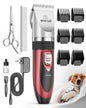 oneisall Dog Shaver Clippers Low Noise Rechargeable Cordless Electric Quiet Hair Clippers Set for Dogs Cats Pets - DSP Warehouse