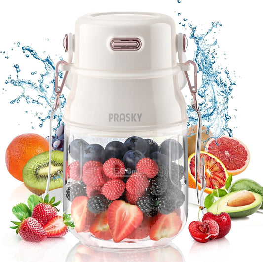 Portable Blender, Personal Blender for Shakes and Smoothies with 27oz Cup, Lid and Shoulder Strap, Type-C USB Rechargeable, Dishwasher Safe Parts, BPA-free, Food and Juice for Gym/Travel/Kitchen - DSP Warehouse