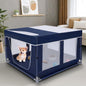 Dog Playpen 42 × 42 inch, Puppy Playpen with Removable Roof, 25 Height Pet Playpen for Small Dogs and Small Animals, Dog Fence Indoor & Outdoor, Dog Play Yard with Zipper Door